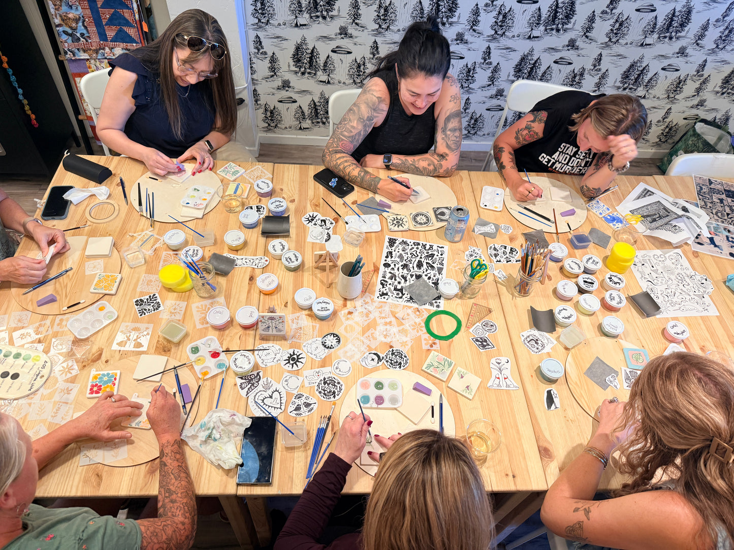 7/30 Tile Painting Workshop at Swoon Studios