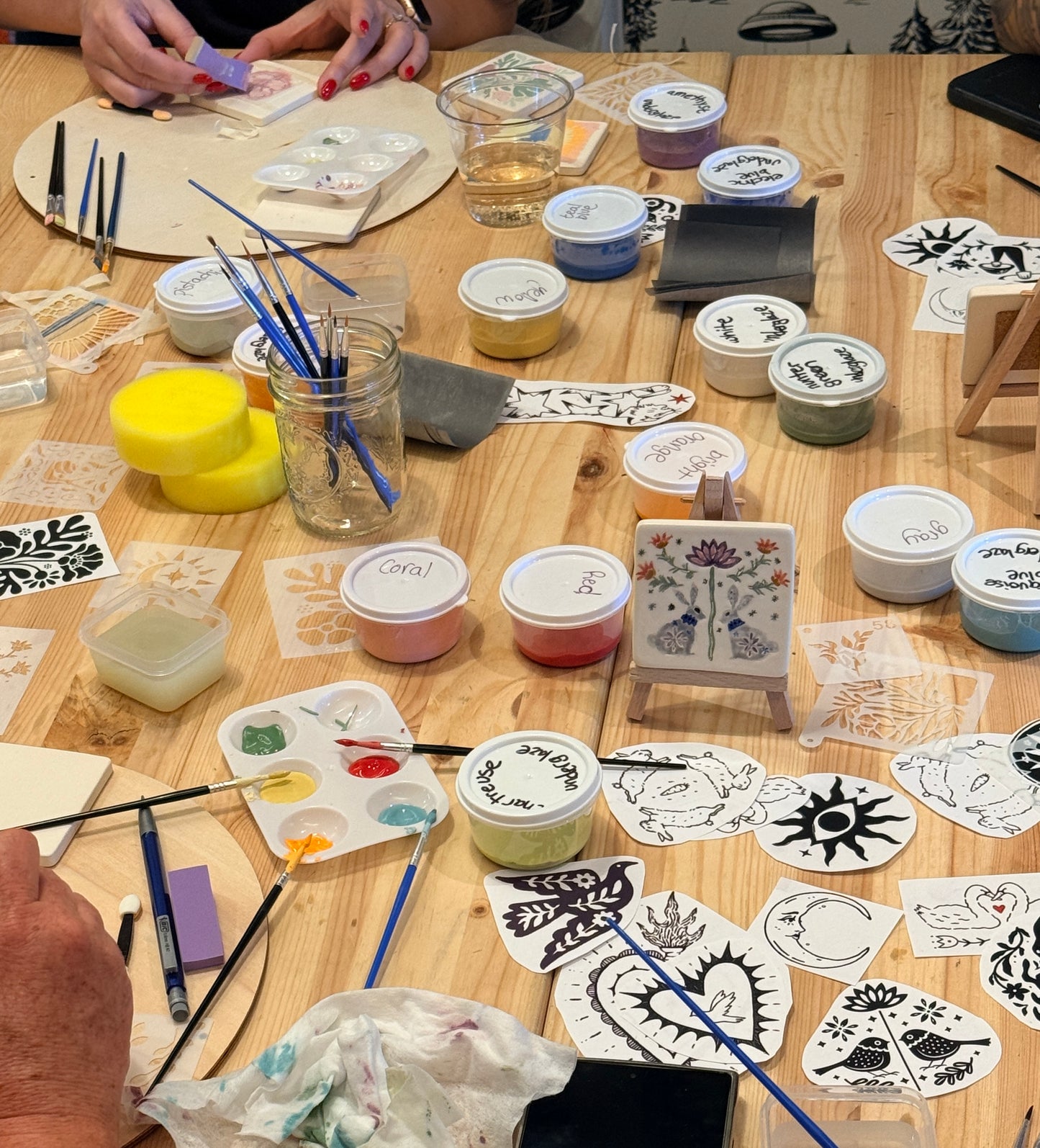 7/30 Tile Painting Workshop at Swoon Studios